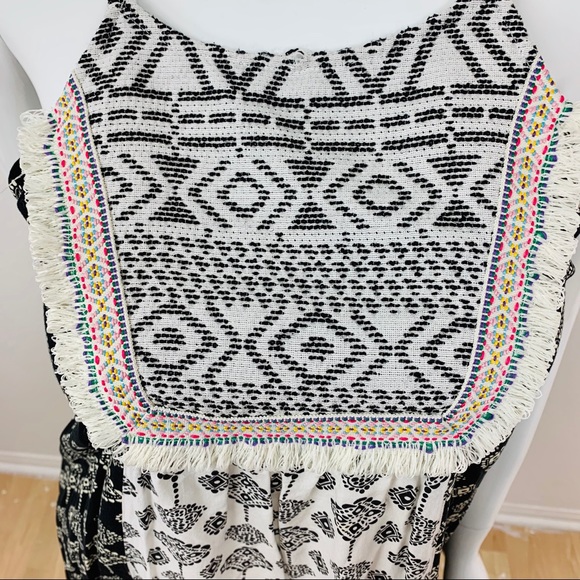 Altar’d State | Black/White Sun Dress - Picture 5 of 8